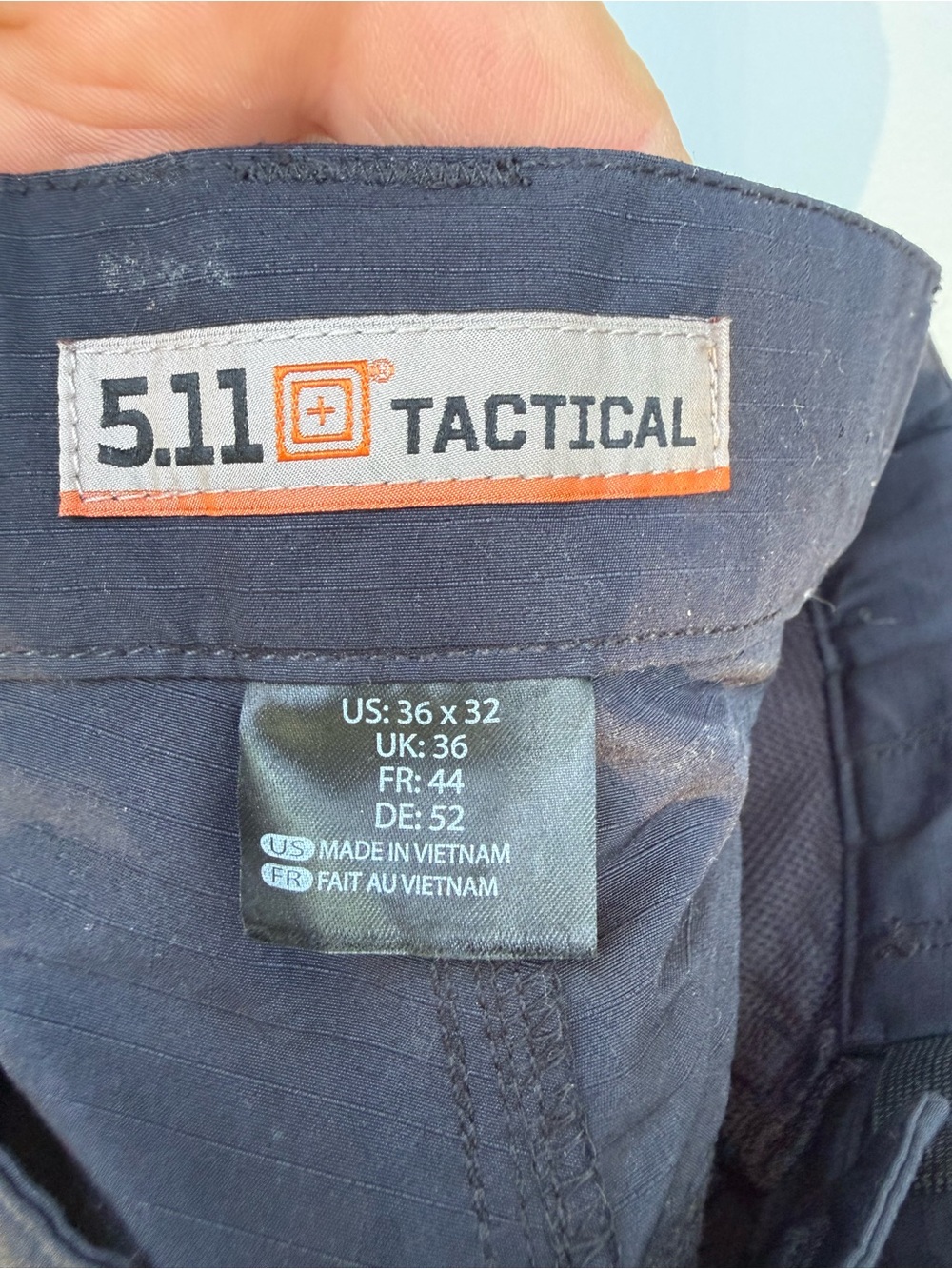 5.11 Tactical Dark Navy Cargo Shorts with Utility Pockets - Picture 2 of 2